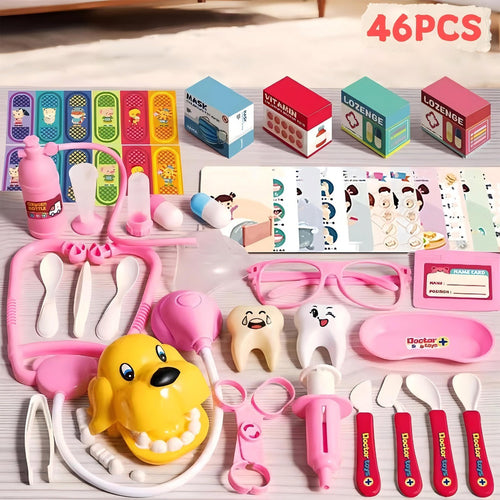 46Pcs Children Doctor Game Set