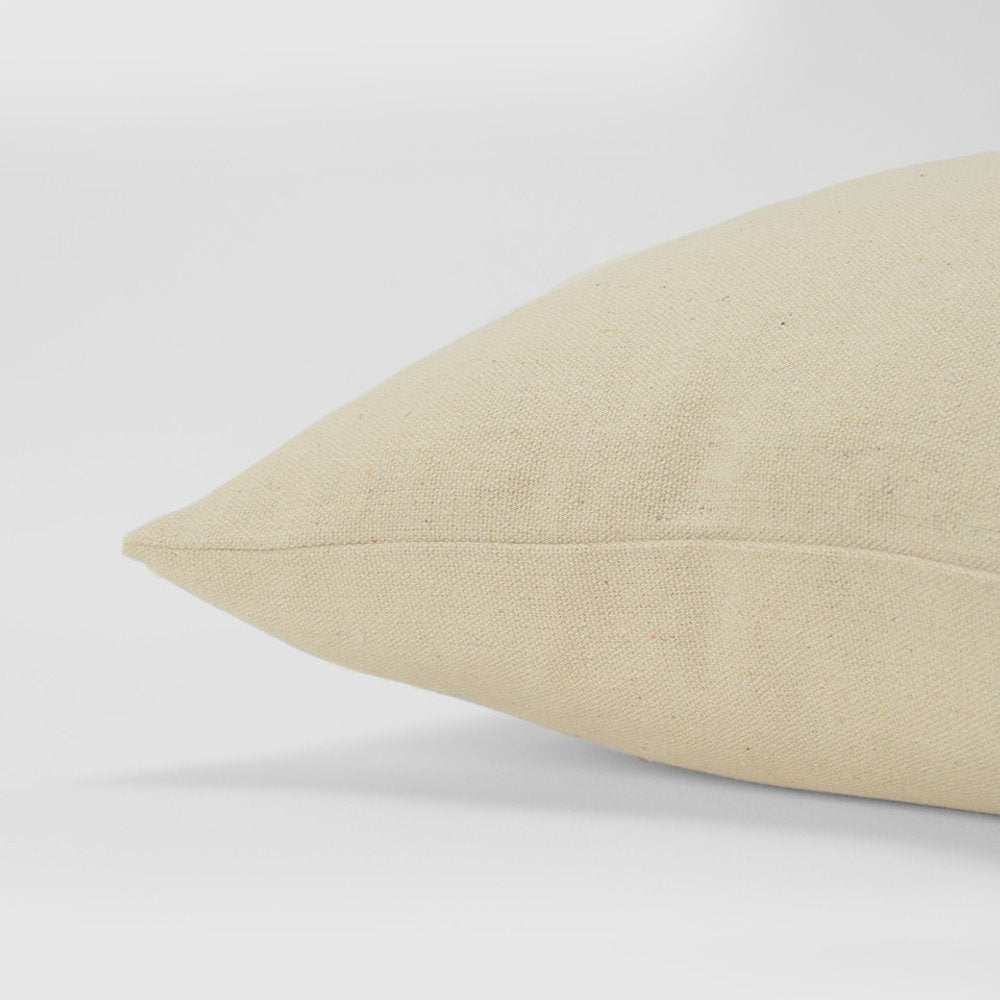 Black Taupe Canvas "Be Still" Throw Pillow