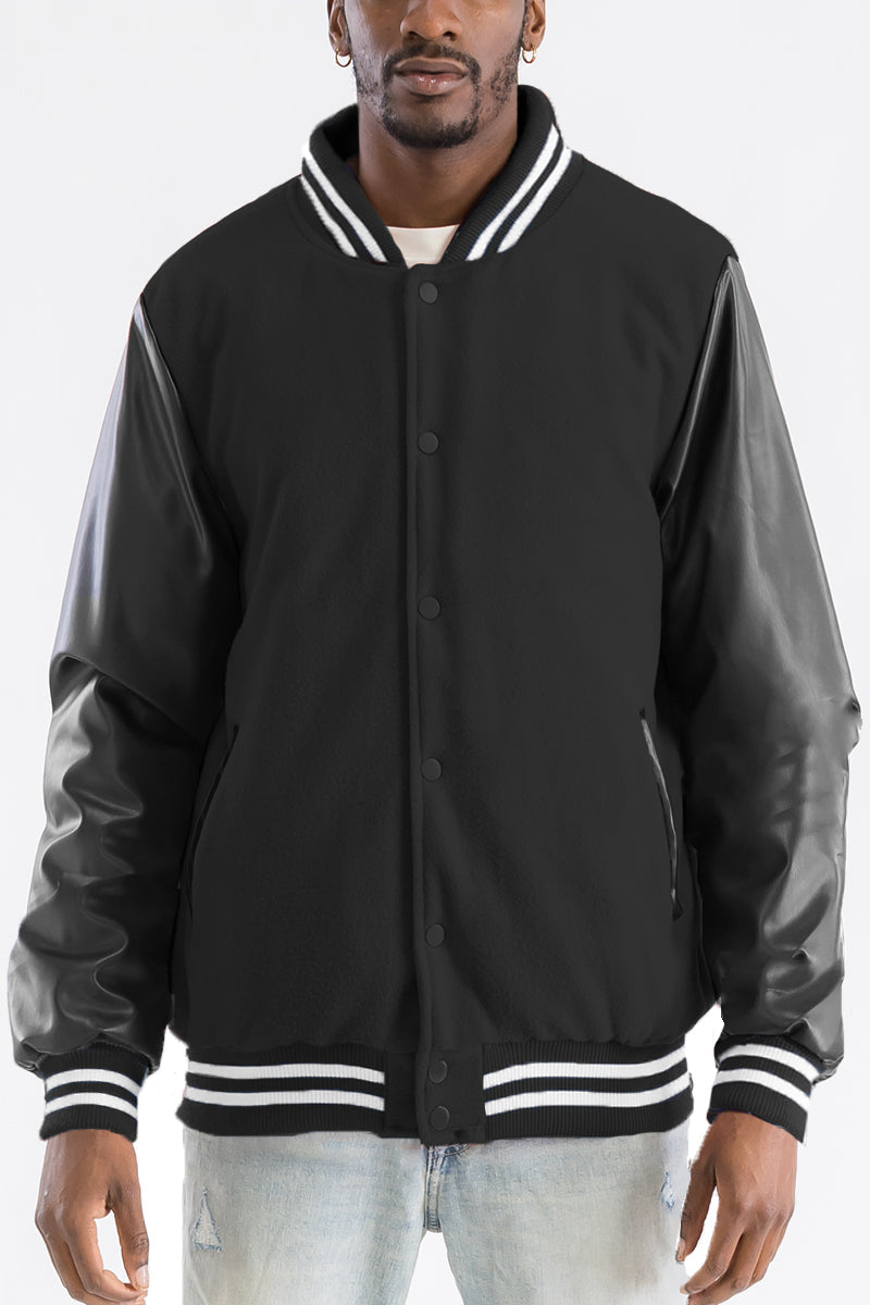 Melton Letterman Jacket-0