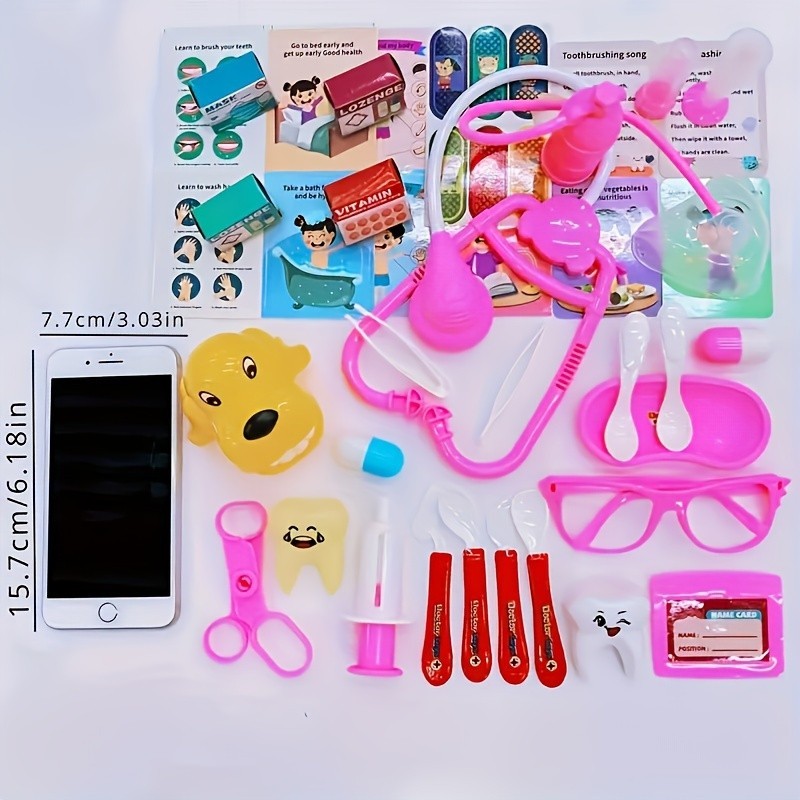 46Pcs Children Doctor Game Set