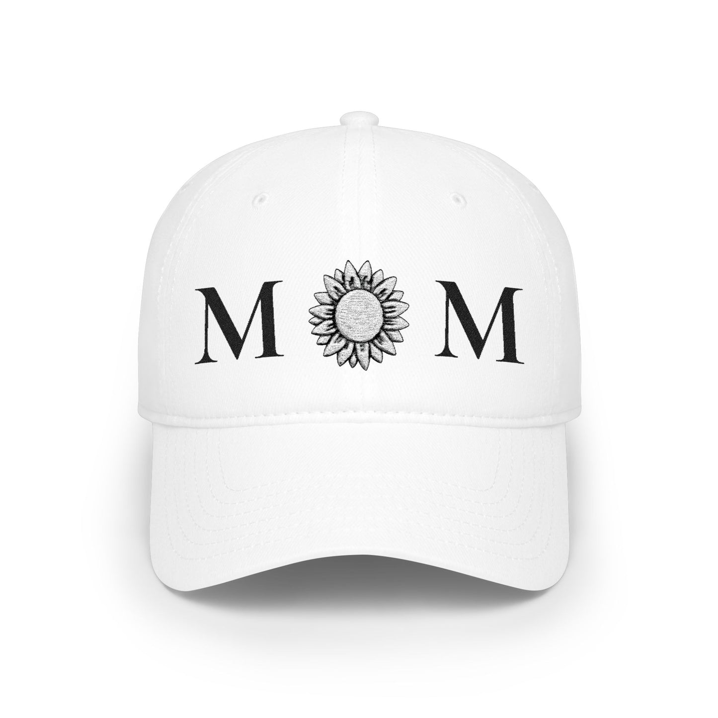 MOM sunflower hat gift for her embroidered mom baseball cap with sunflower mom design white or black mom hat cute mom aesthetic hat for moms