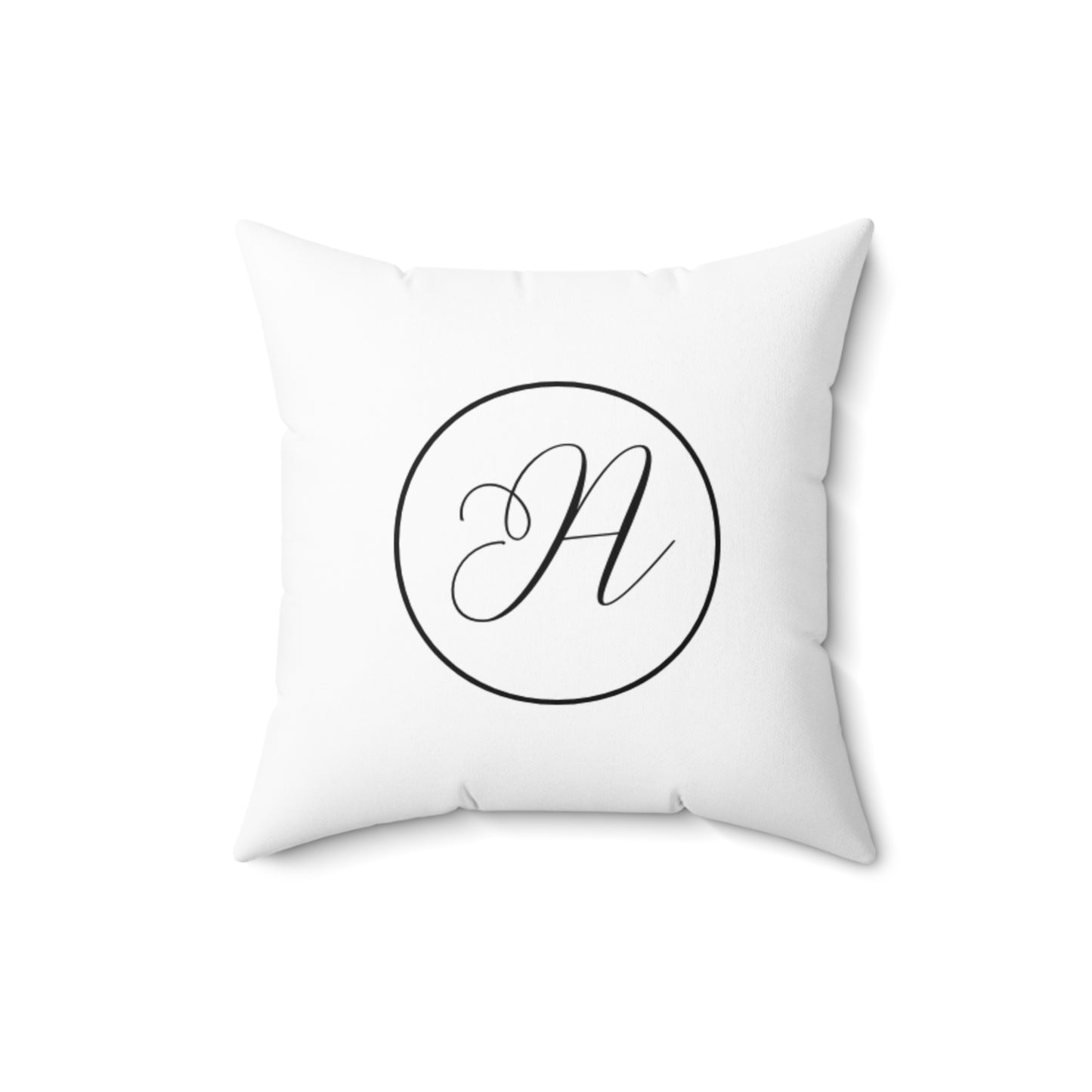 Personalized Monogram Pillow – Custom Initial Throw Pillow A–Z