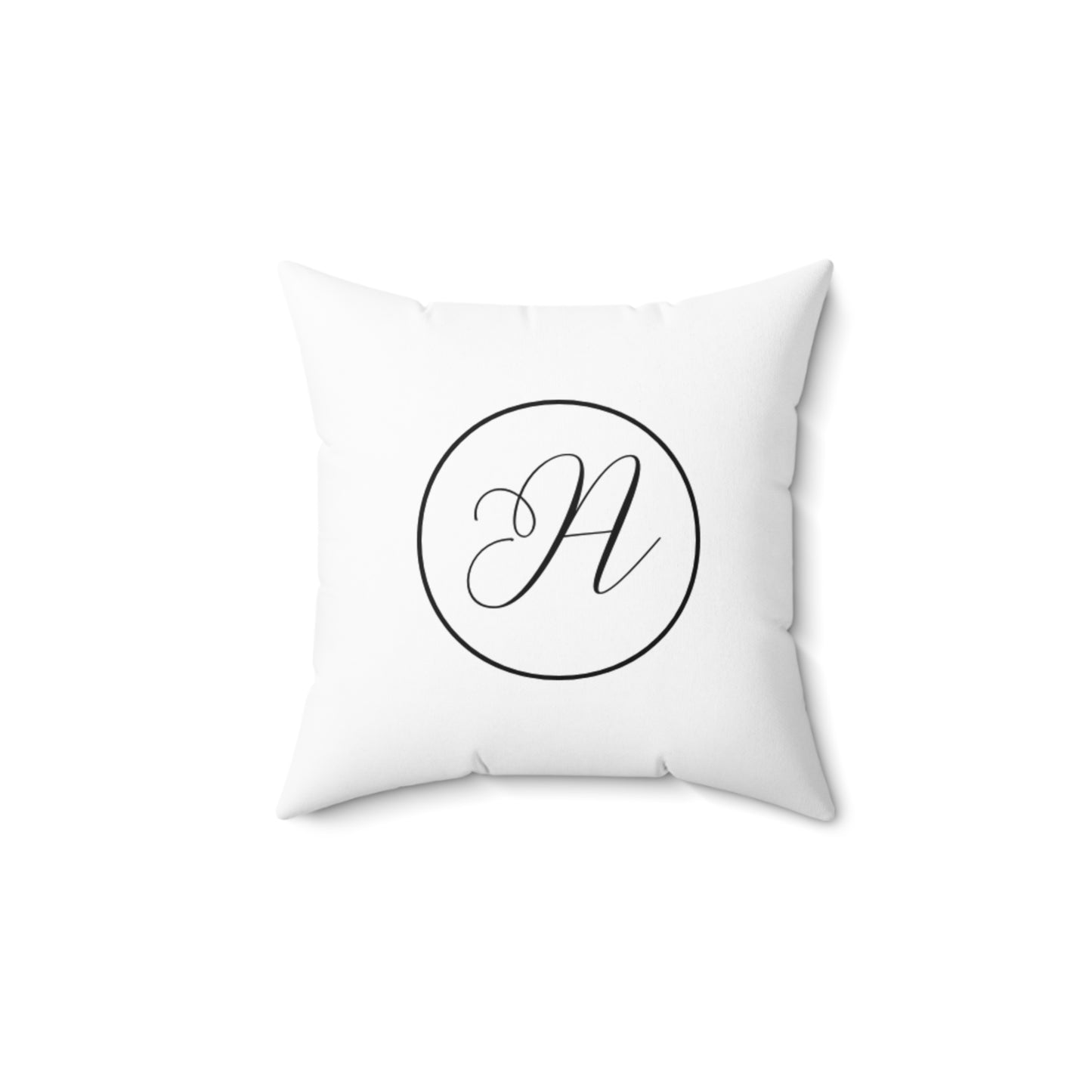 Personalized Monogram Pillow – Custom Initial Throw Pillow A–Z