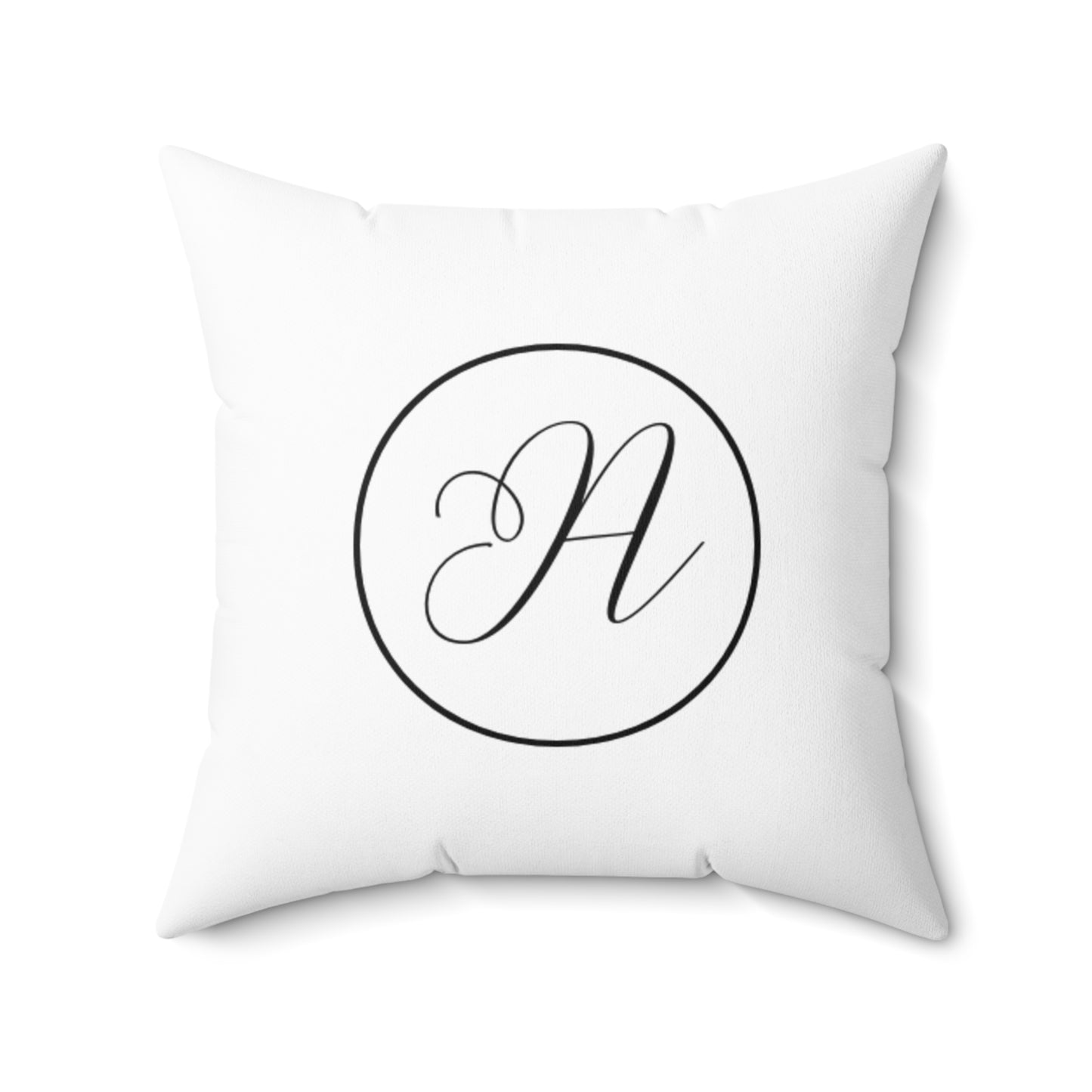 Personalized Monogram Pillow – Custom Initial Throw Pillow A–Z