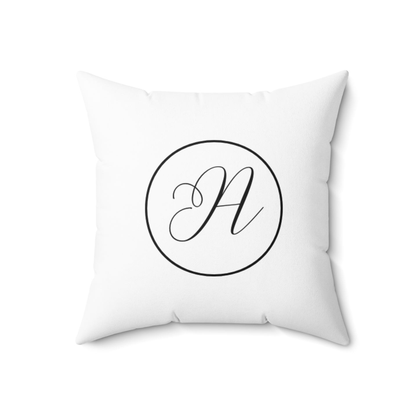Personalized Monogram Pillow – Custom Initial Throw Pillow A–Z